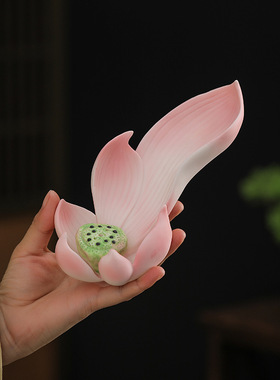 莲花香炉香插线香摆件香道佛事