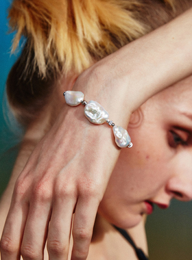 pearlona迷幻海洋新款女珍珠手链