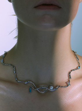 PEARLONA巴洛克珍珠波浪小众项链