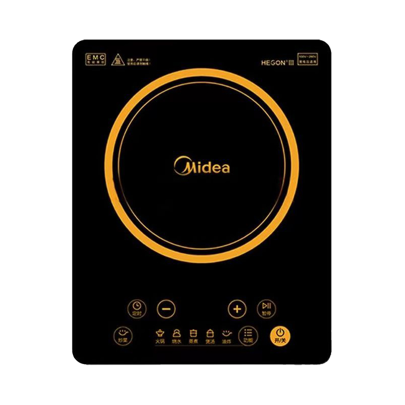 Midea/美的 C22-HT2218HM大火力2200W智能电磁炉灶商用家用电池炉-图2