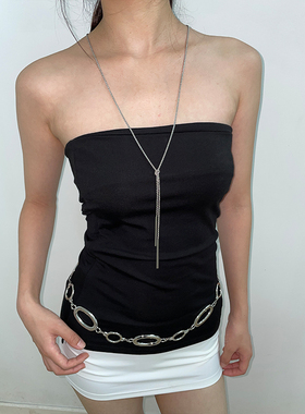 欧美风极简优雅长款项链