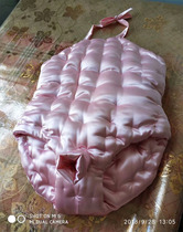 Adult pure color soft satin conjoined belly-pocket shorts with pure cotton vest cotton bellied shorts