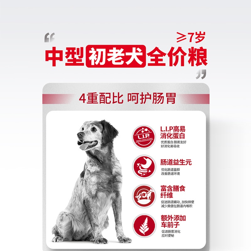 皇家狗粮中型大型中老年犬粮旗舰店官方正品 15kg大包装 - 图3