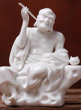 玉瓷十八罗汉艺术品人物德化白瓷