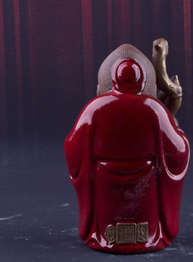 福禄寿三星陶瓷佛像摆件 家用供奉 中式客厅酒店公司装饰品开业