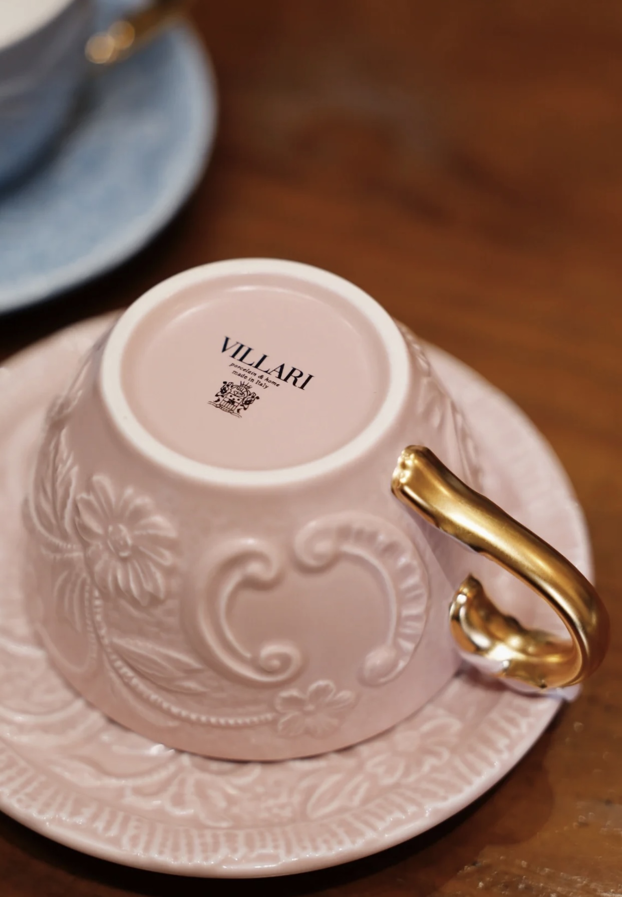 vil*ari咖啡杯碟 维拉里系列 高温浮雕哑光陶瓷咖啡杯红茶杯 礼盒 - 图0