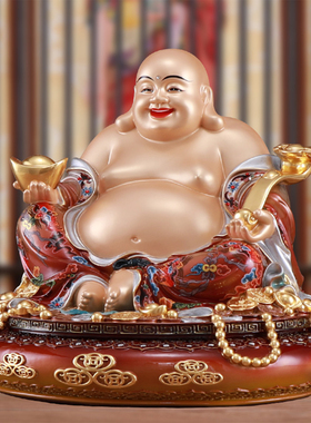 金佛堂黄铜新中式家居弥勒佛