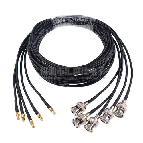 BNC公转MCX公 RG58 50-3线缆 BNC-J MCX-J射频同轴延长连接头线 - 图2