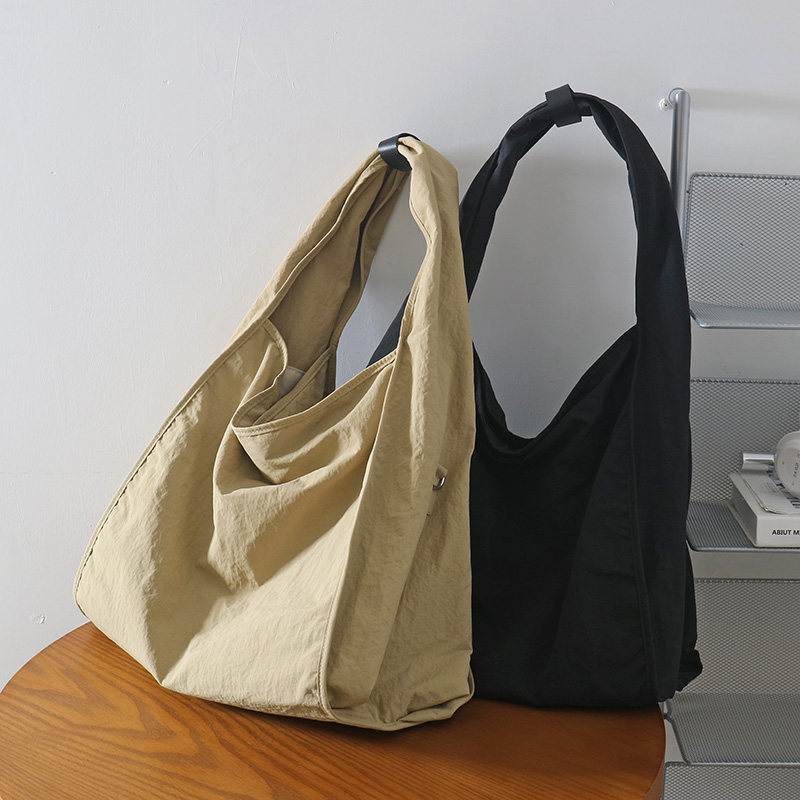 日系文艺简约大容量轻便托特包防泼水速干涤纶布单肩手提妈咪包女,淘宝优惠券,粉丝福利购,淘宝优惠卷