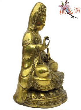 观世音菩萨供奉佛像纯铜质