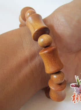 竹节手串手链男女适用桃木