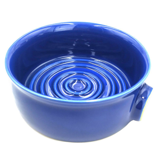Dishi's new men's wide-mouth shaving foaming bowl for shaving your head