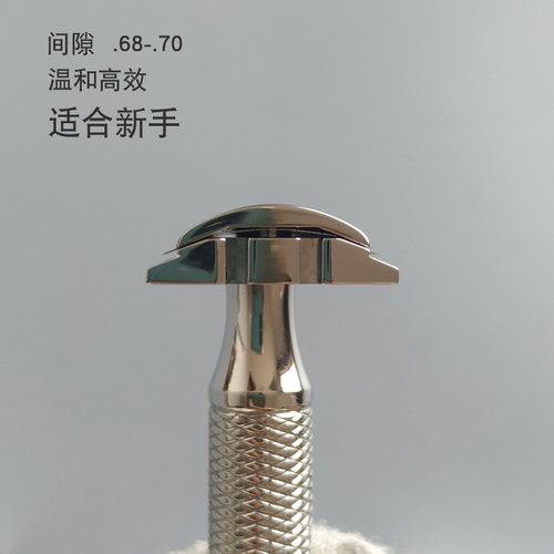 帝诗哎莎D8男士剃须刀全316不锈钢老式安全剃须刀双刃刮胡刀 - 图2