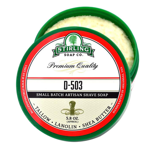 Deschi Shaving Soap D503 Sterling Cologne Shaving Soap Men's Shaving Foam Soap