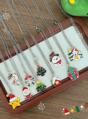 圣诞节项链情侣配饰礼物