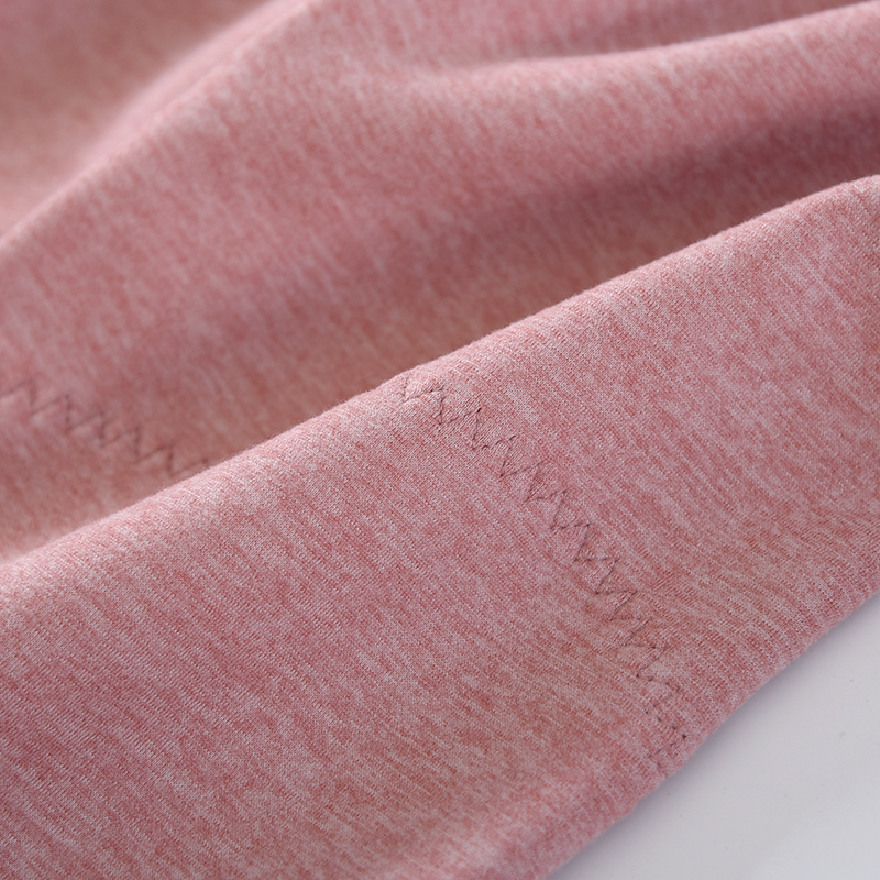 蚕丝双面德绒保暖发热秋裤女士冬季高腰无痕打底裤护膝棉毛裤衬裤 - 图2