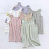 New pure cotton women's camisole solid color bottoming shirt
