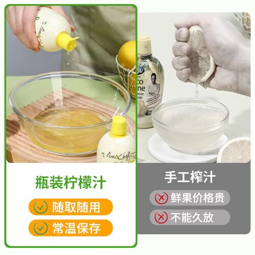 意大利进口乐芙娜浓缩柠檬汁原汁烘焙用奶茶店专用200ml家用材料 - 图3