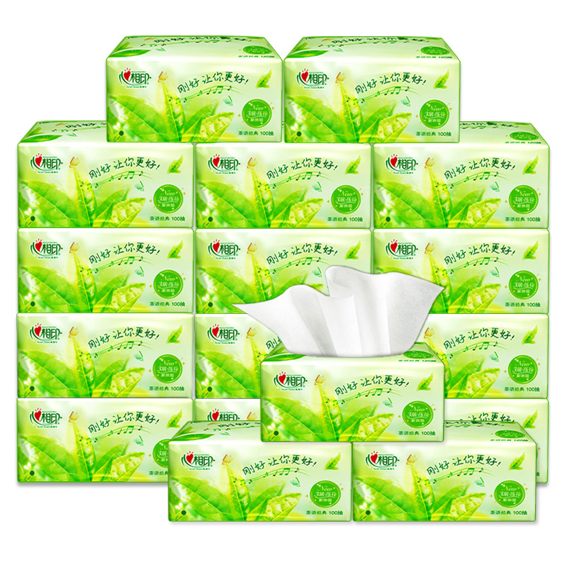 华商创辉家居专营店心相印纸巾抽纸整箱大包家用实惠装卫生纸抽心心相印餐巾纸批大号0