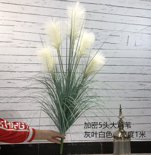 仿真芦苇狗尾巴水草假花卉绿植家居客厅橱窗装饰摆件影视拍摄道具 - 图2
