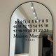 Sticker mirror decoration English alphabet wall sticker