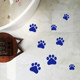 Ins style cute footprints, waterproof tiles, floor tiles, special stickers to fill holes, anti-collision glass stickers, wall coverings