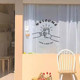 Welcome to business hours milk tea coffee shop glass stickers beverage shop door window creative anti-collision decorative stickers