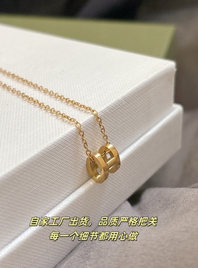 洗澡可以戴，不掉色H字母项链