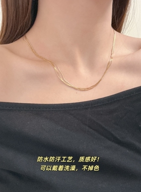 质感好，百搭不掉色洋气项链