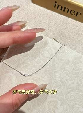 洗澡不用摘！永久不掉色项链纯银
