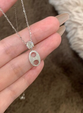 品质纯银！洗澡可戴，不掉色项链