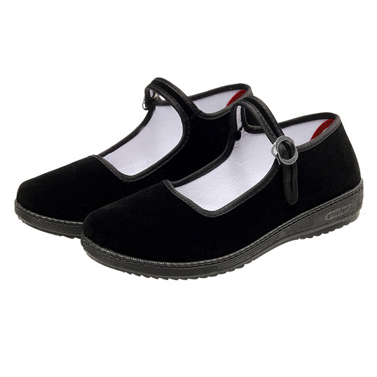 黑色软底儿童考级舞蹈演出鞋公主跳舞鞋高跟男女童布鞋