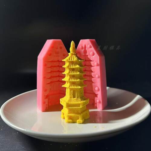 大号寿星厨用多功能盐雕模具酒店福禄寿星盐模巧克力糖艺模具硅胶 - 图1