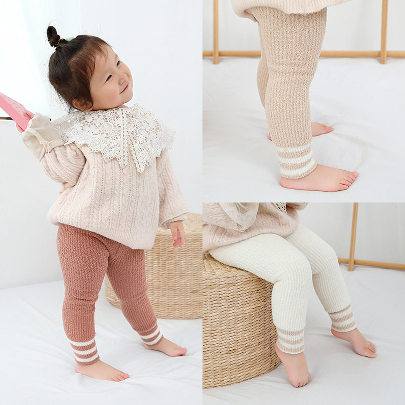 宝宝打底裤秋冬季薄绒外穿一岁婴儿童裤袜纯棉白色女童春秋九分裤,淘宝优惠券,粉丝福利购,淘宝优惠卷