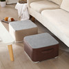 Thick linen cushion futon raised floor pouf