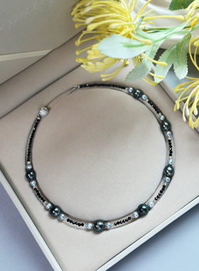 海水大溪地真多麻设计款项链/毛衣链