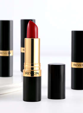 Revlon露华浓口红丽彩黑管唇膏225豆沙色325 535持久保湿学生保税