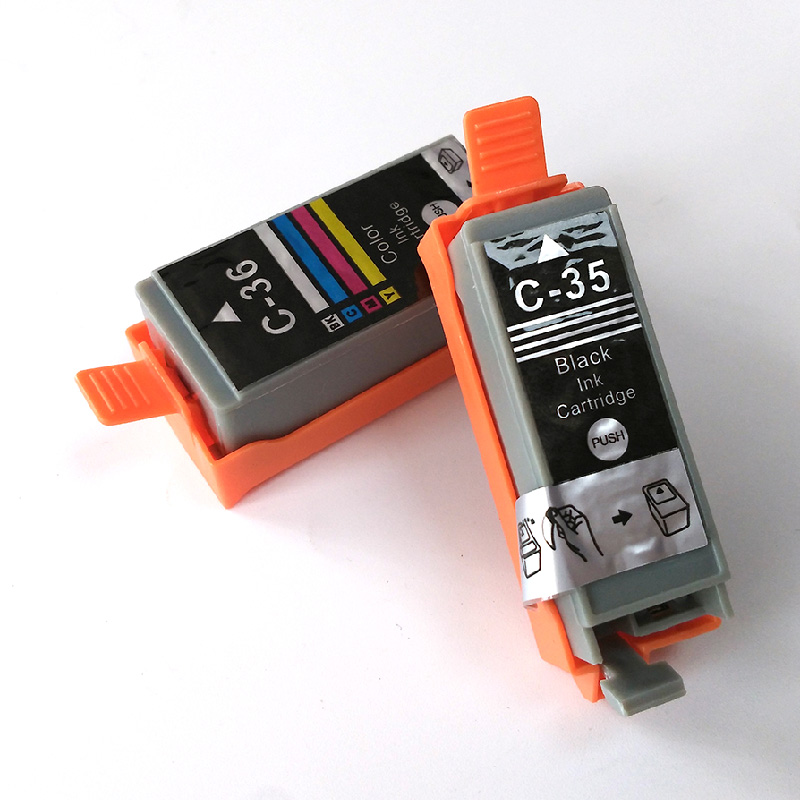 适用兼容佳能iP110便携式打印机墨盒PGI-35BK国产墨盒CLI-36C彩色填充墨盒TR150 iP100 tr160非佳能canon原装 - 图0