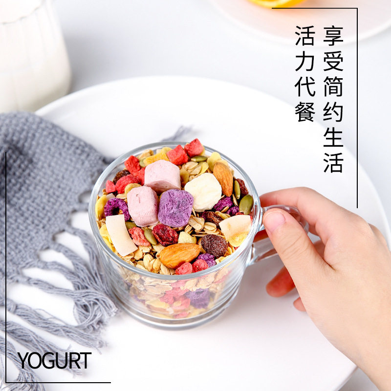酸奶水果燕麦片营养早餐即食坚果干吃烘焙冲饮拌配酸奶抖音零食品
