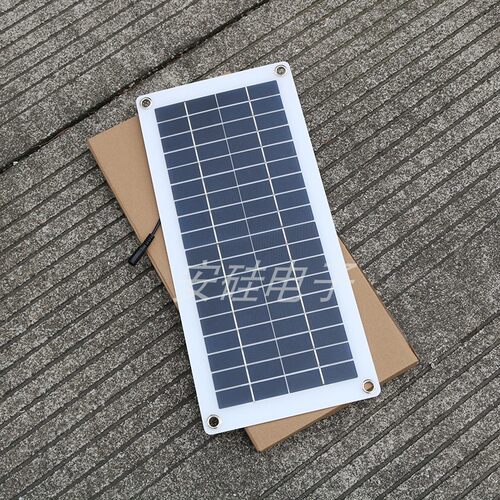 18V 25W柔性太阳能板 控制器 USB5V输出充手机 接线 - 图0