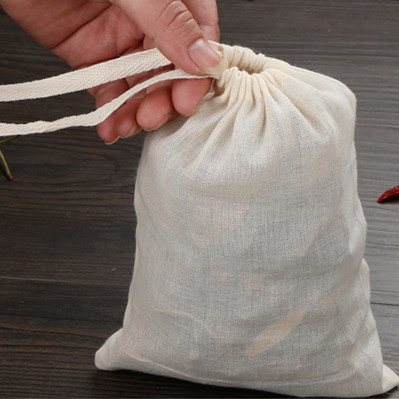 加厚10个20*25纯棉纱布袋艾叶泡澡中药敷药包煎药调料卤料挤菜袋,淘宝优惠券,粉丝福利购,淘宝优惠卷