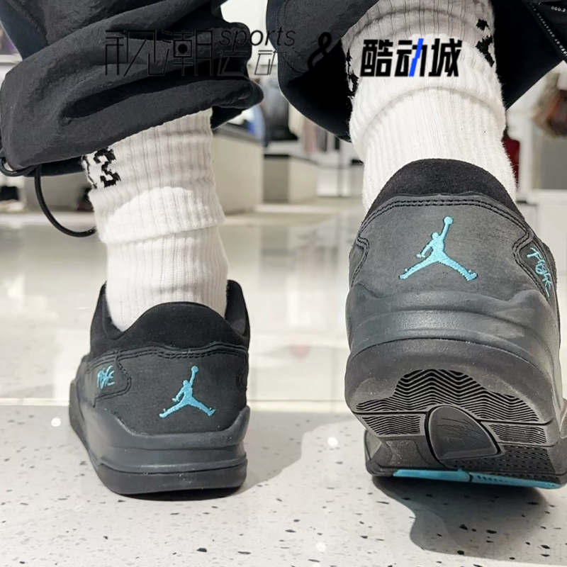 Jordan Flight Court黑色男福来鞋复古舒适篮球板鞋HF3255-040,淘宝优惠券,粉丝福利购,淘宝优惠卷