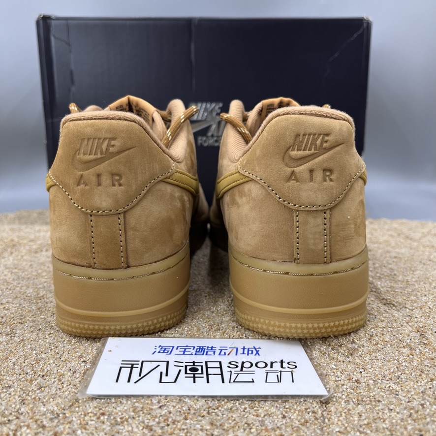 Nike耐克Air Force 1 AF1空军小麦男女复古休闲板鞋 CJ9179-200 - 图1