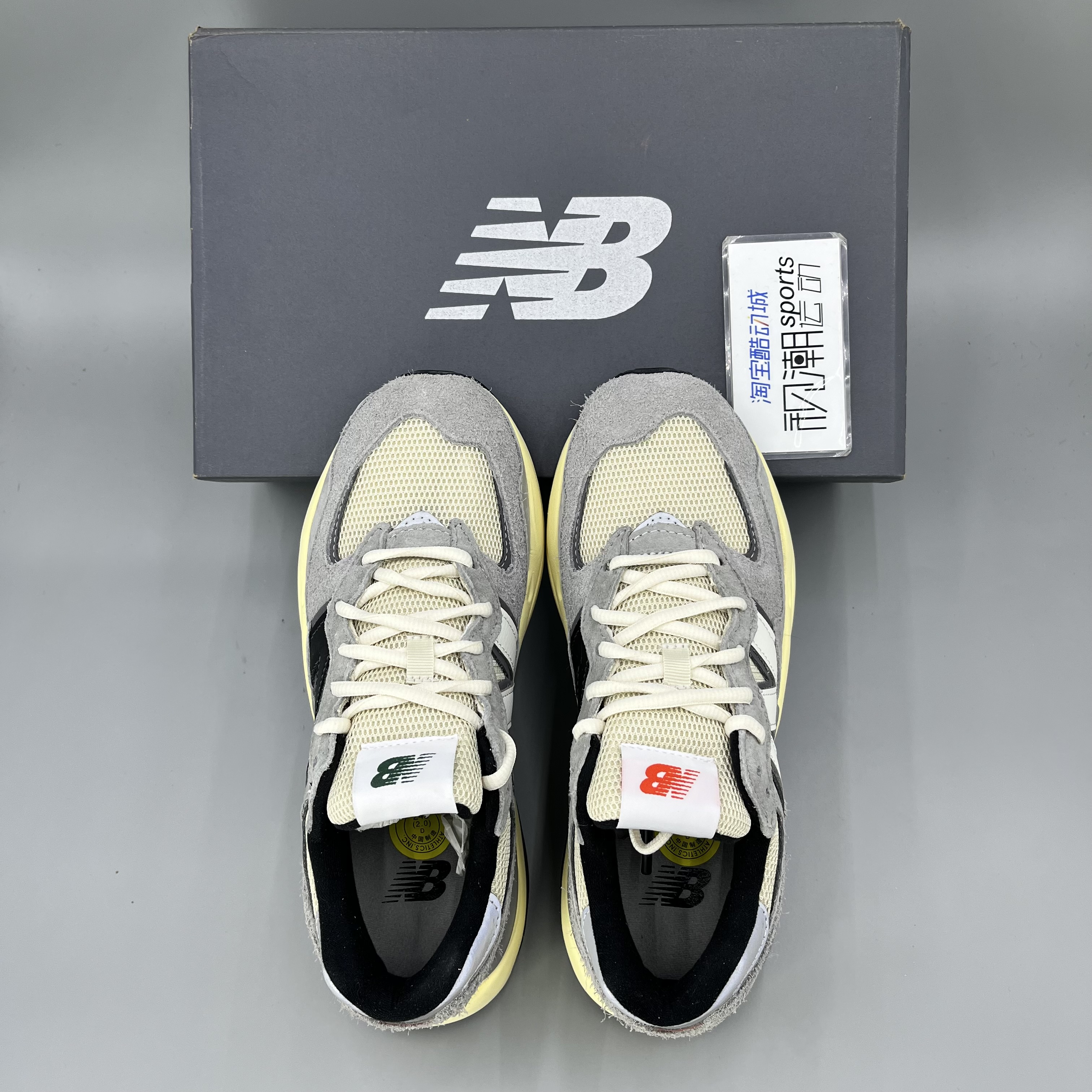 NewBalance NB5740卡其灰男女复古经典老爹运动休闲跑步鞋M5740RG - 图2