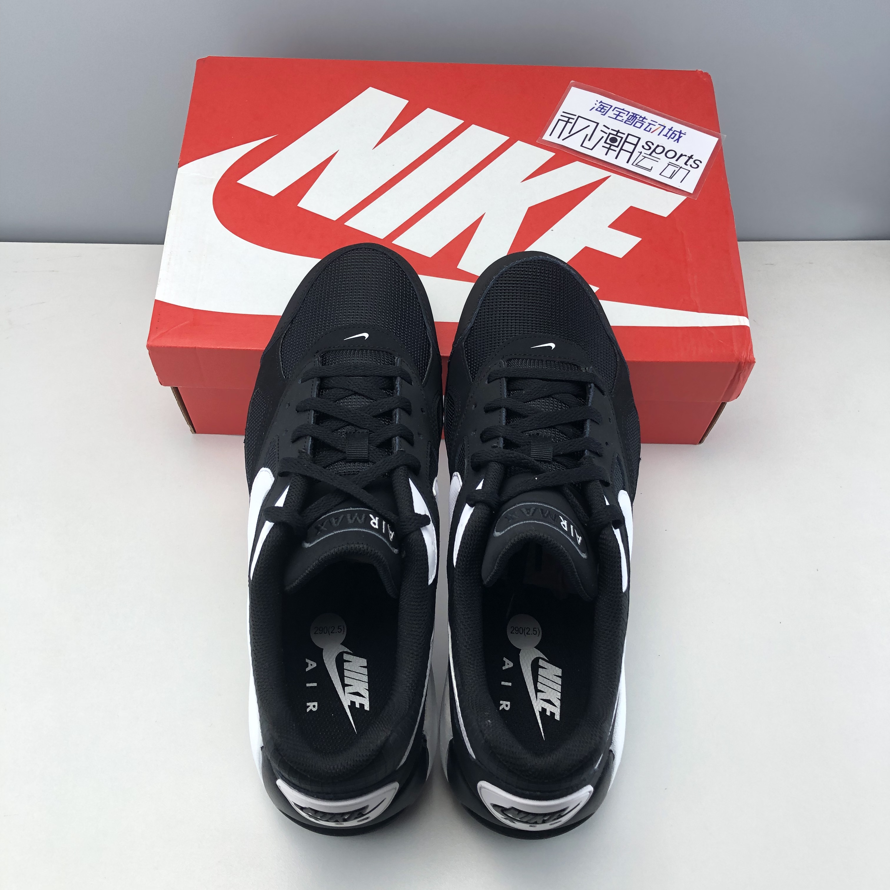 Nike耐克AIR MAX90经典黑男气垫缓震运动休闲跑步鞋580518-011