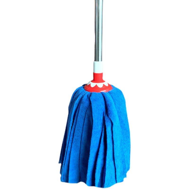 佳爱洁一体式不锈钢杆毛巾布吸水拖把家用老式拖布传统纤维地拖把