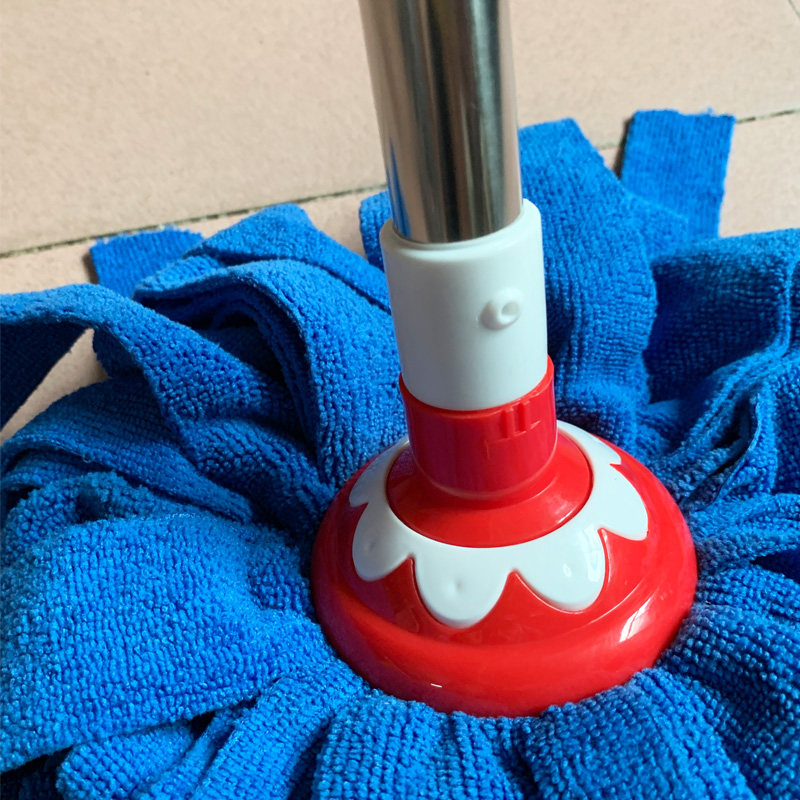 佳爱洁一体式不锈钢杆毛巾布吸水拖把家用老式拖布传统纤维地拖把