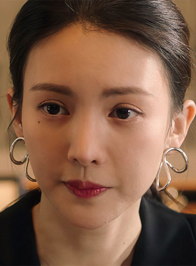 金晨同款耳环小众设计感夸张耳钉