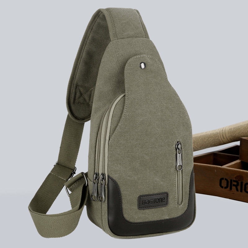 2020新款男士帆布包韩版斜挎包 佰彤男士包袋