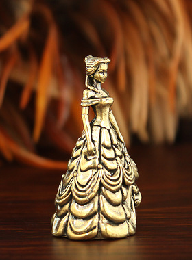 黄铜礼服公主模型手办摆件